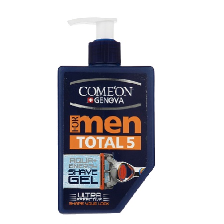 ژل اصلاح مردانه کامان مدل total 5 حجم 260 میلی لیتر